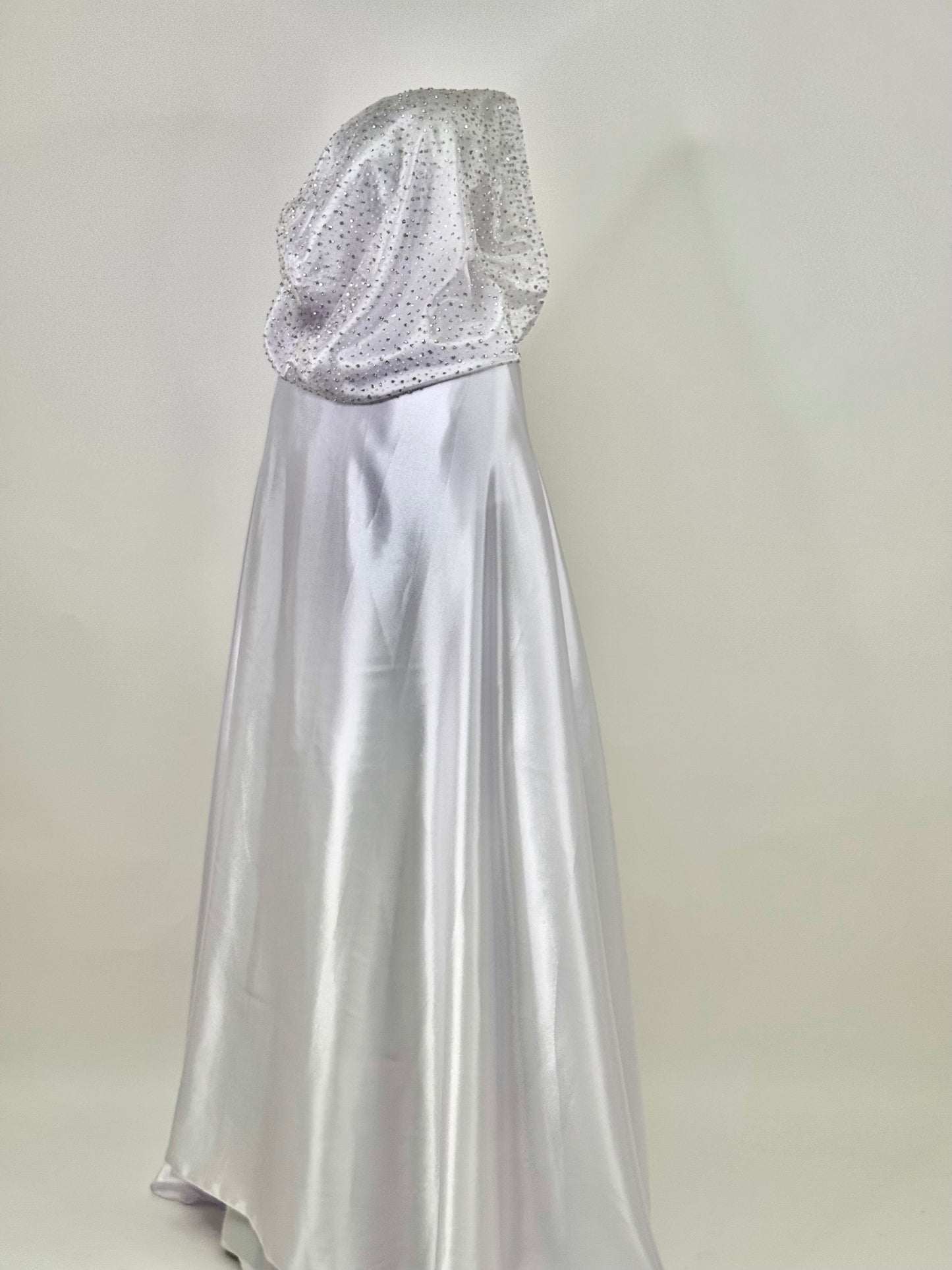 Aroosa diamontê Bridal cover up cape