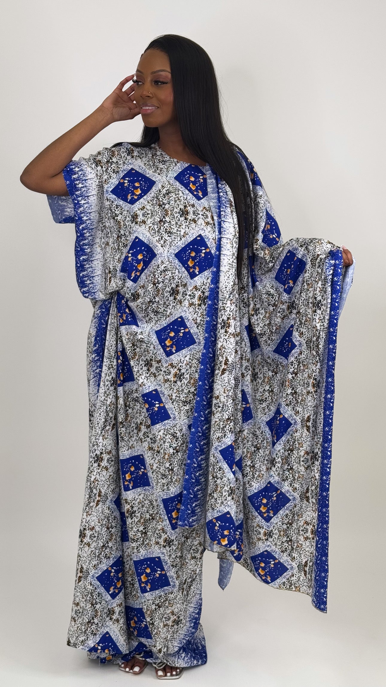 Chic Blue Baati Set