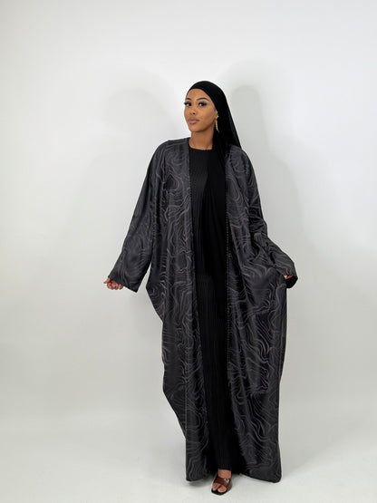 Marble Print abaya set