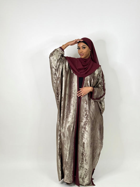 Classic Maroon Abaya