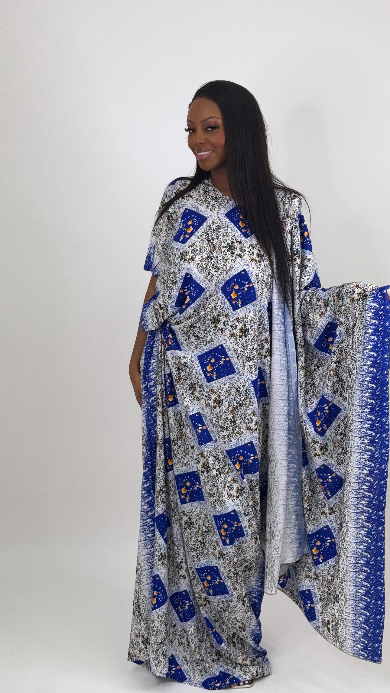 Chic Blue Baati Set