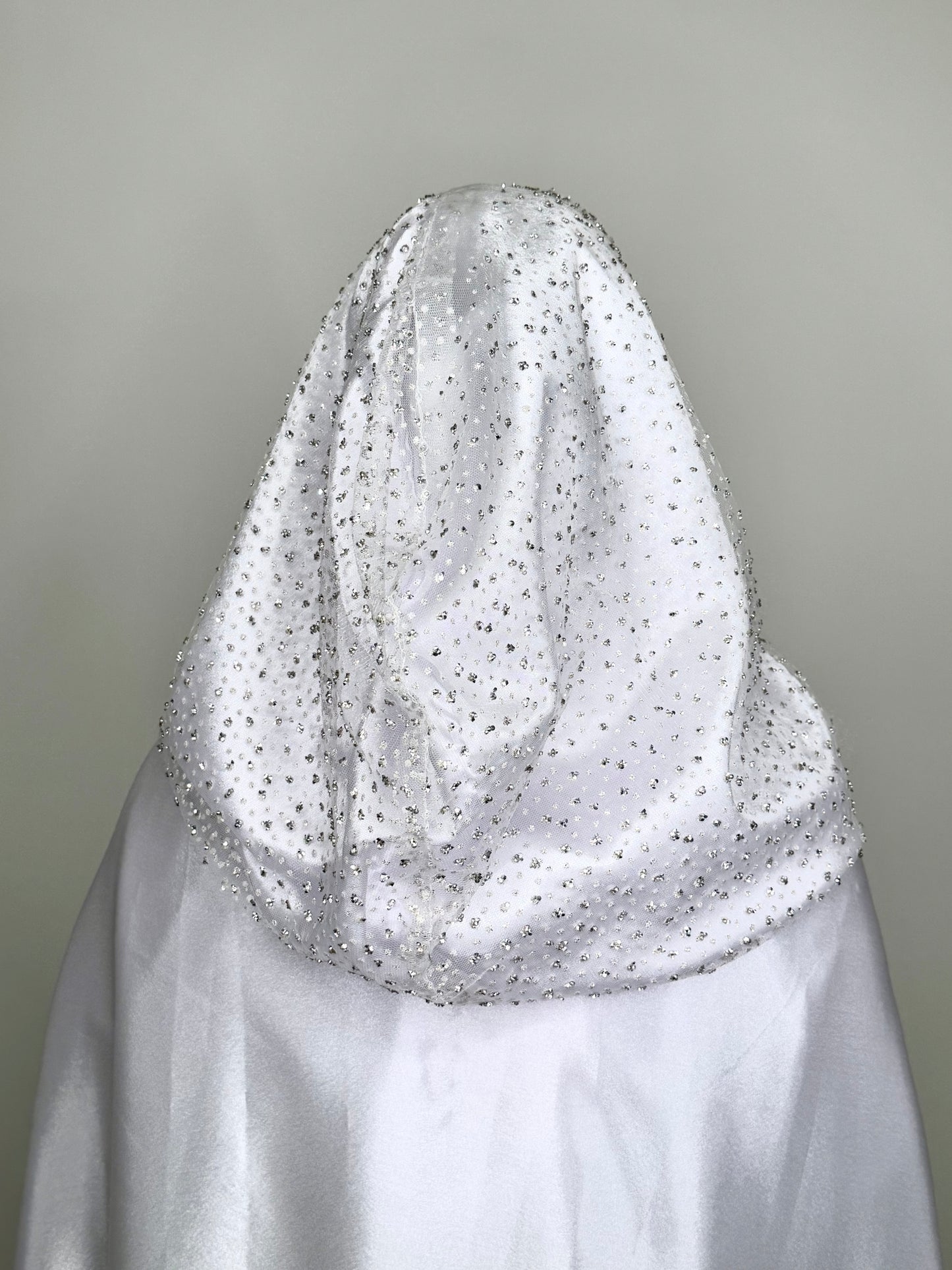 Aroosa diamontê Bridal cover up cape