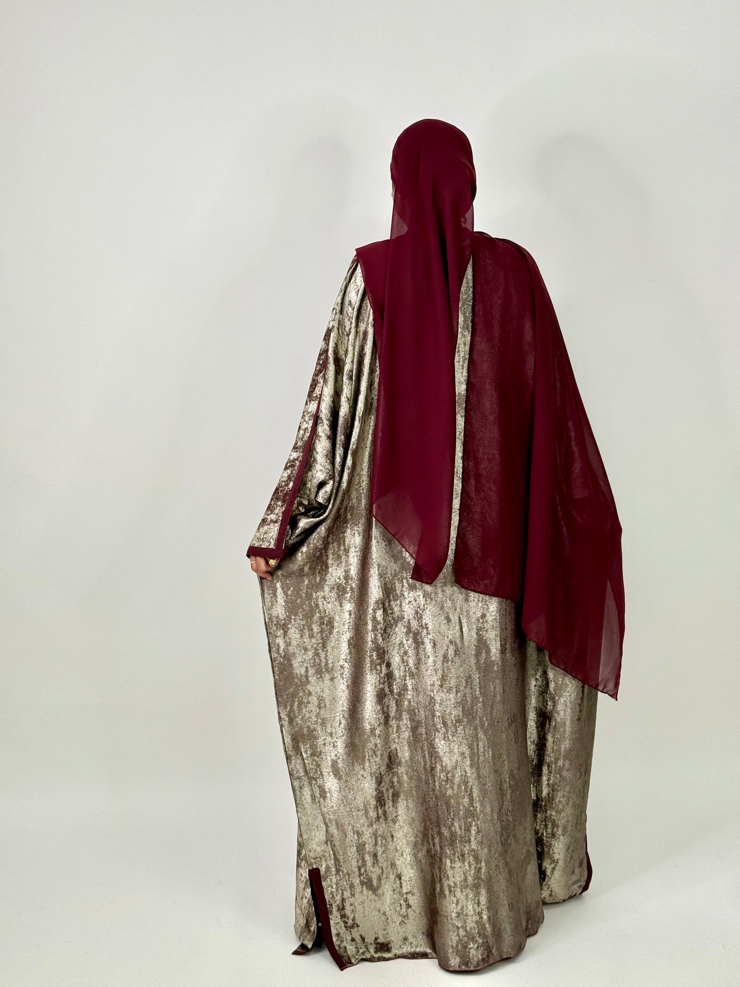 Classic Maroon Abaya