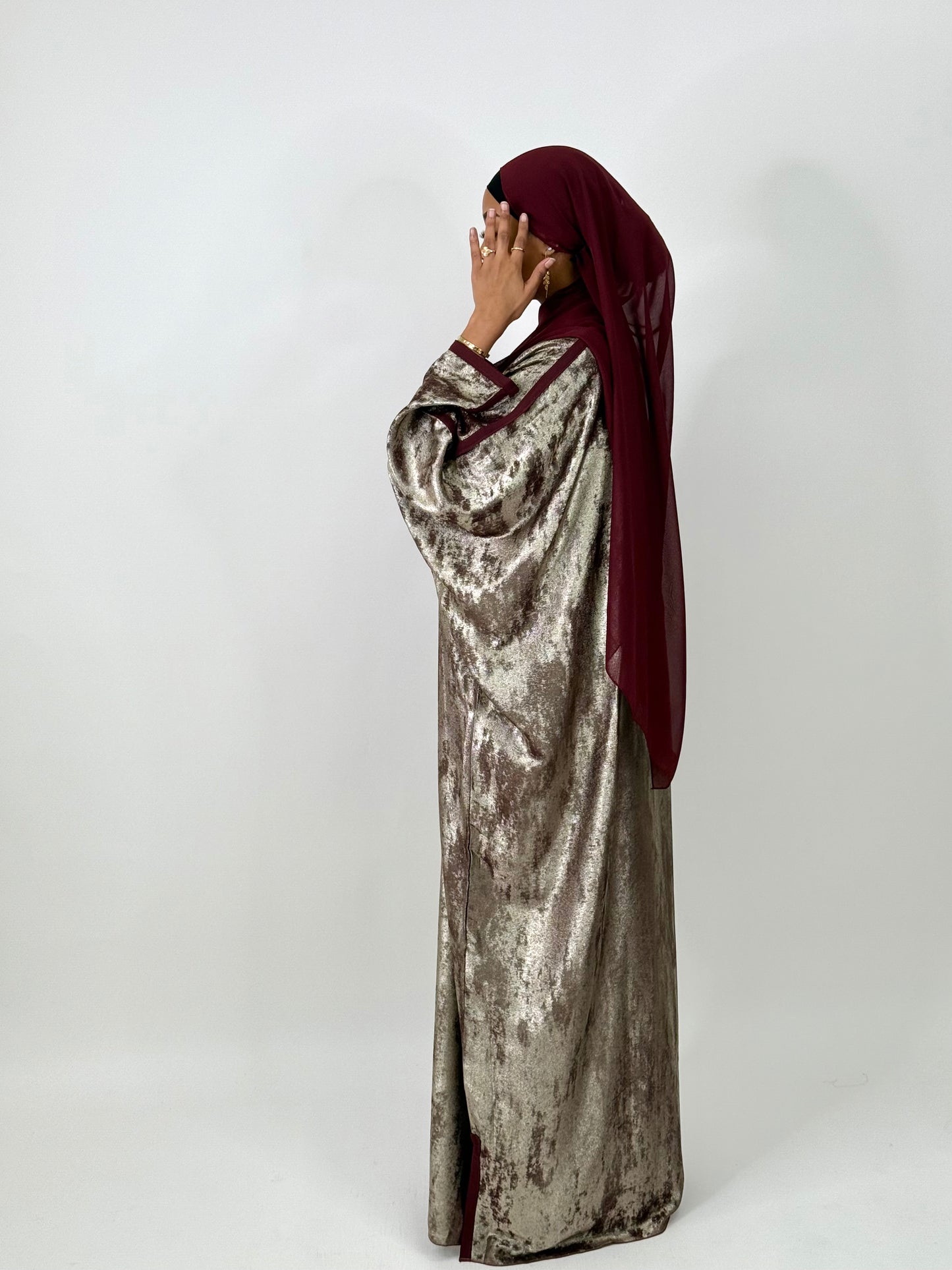 Classic Maroon Abaya