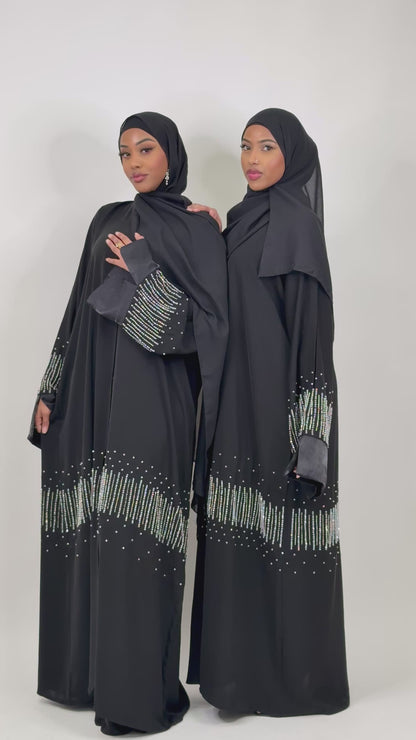 Glazed abaya